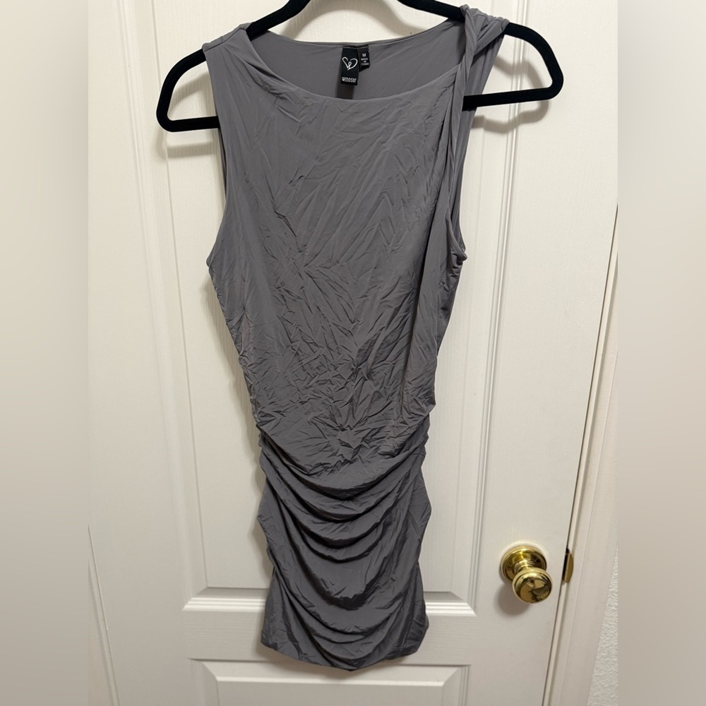 Windsor Charcoal Gray Sleeveless Dress